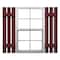 Ekena Millwork 12-in. W x 35-in. H Mid-America Vinyl, Standard Size Three Board Spaced Shutters, 078 - Wineberry, PR 00031235078 - alternate 1